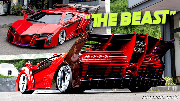 Un Verdadero Lamborghini Diablo Fue Sacrificado Para Hacer 'LA BESTIA' | Carscoops